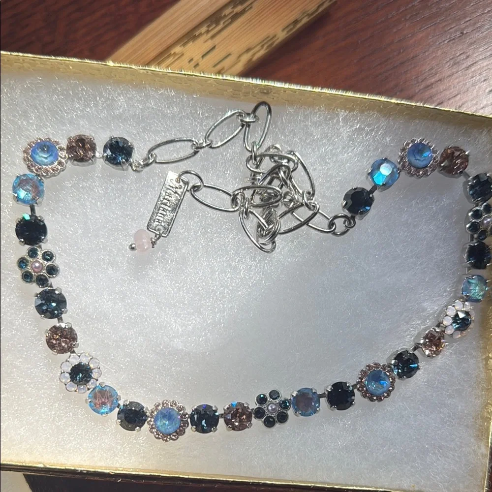 Mariana Swarovski crystal Blue and Silver Jewelry Set - Picture 2 of 5